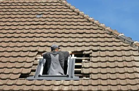 Pose de velux - Aureille